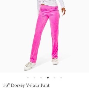 NWT lilly Pulitzer velour velvet dorsey pants